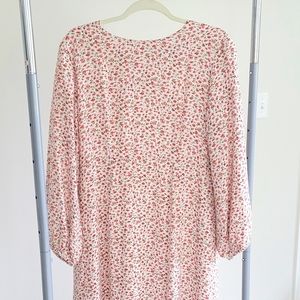 Veiled Collection SZ Large Prairie Cottage Dress Ruffle Hem Fully Lined